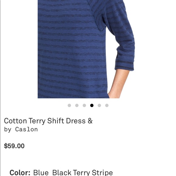 Striped dress by Caslon. Size petite Small SP - Picture 3 of 5